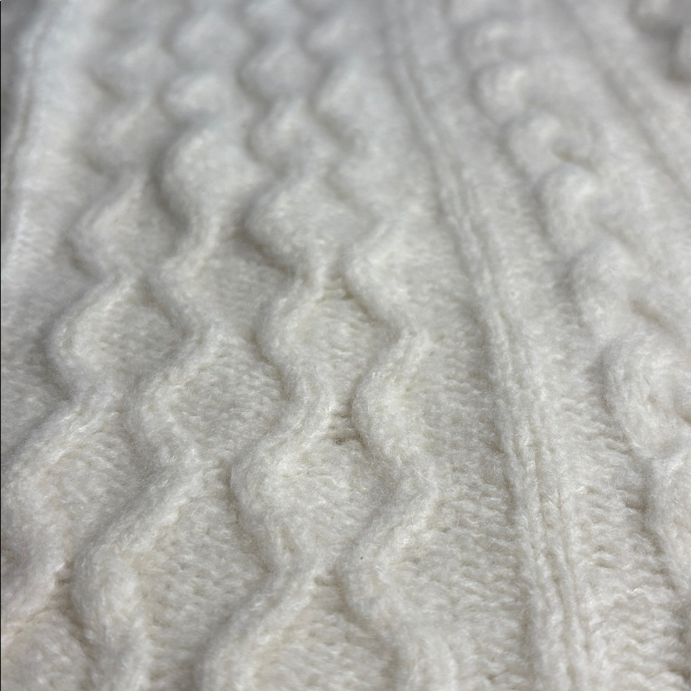 NWT Favorite Daughter Ivory Cable Knit Pencil Skirt. Size XL - Picture 6 of 6